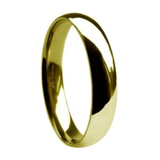 4mm 18ct Gelbgold Hochzeit