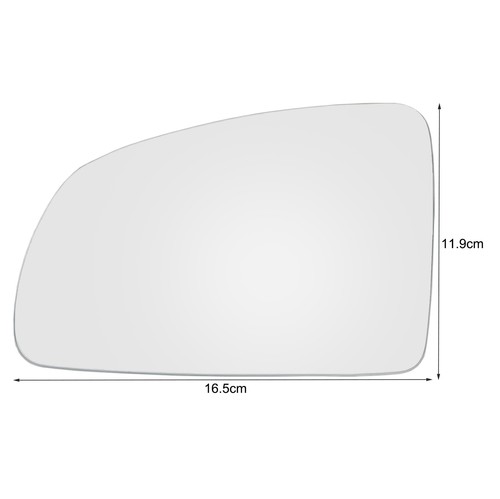 Links spiegelglas - links,