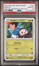 [PSA 10] Rowlett Ash Vs Team Rocket Deck Kit Japanese Pokemon 001/026 2017 