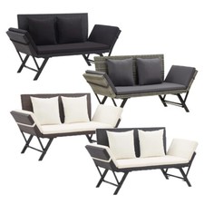 2-Sitzer Gartenbank Poly