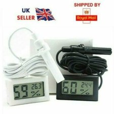 Mini Digital LCD Thermometer Hygrometer Temperatur Luftfeuchtigkeit Messgerät Sonde Sensor