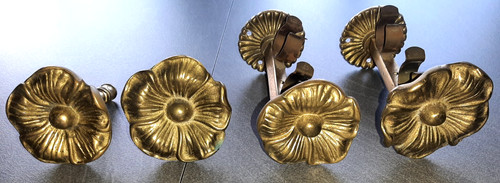 Vintage schwere gardinenhalter - vintage,
