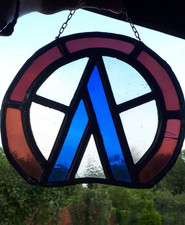 23cm Q altes Bleiverglasung