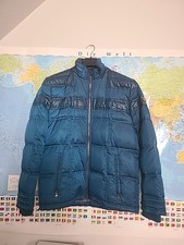 Herren Daunenjacke Roy Robson Petrolblau Grősse 50 Mit KAPUZE