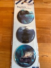 School-Mood 6er Patchy Set Ranzen Zubehör Grundschule Schulranzen Klett Patchies