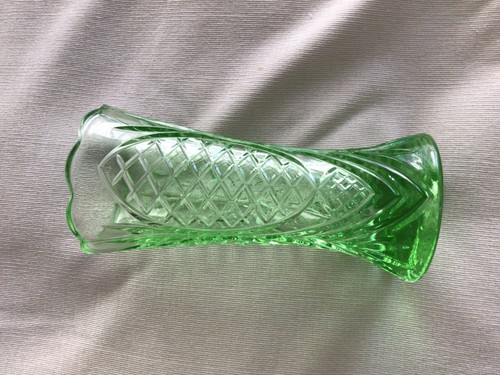 Vase alt grünes bleikristall - vase,