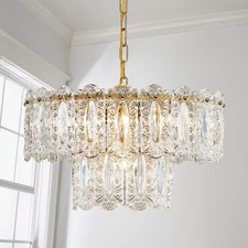 Saint Mossi Kristall Kronleuchter Vintage Pendelleuchte Deckenlampe Beleuchtung