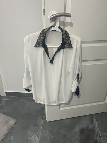 Elegante weiße bluse - weiße,