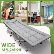 190x68cm Feldbett mit Matratze