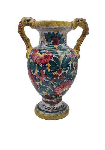 Große vase deruta handbemalt - große,