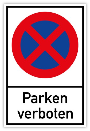 Aufkleber parkverbot - aufkleber, „parkverbot