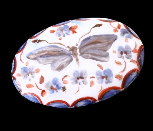 Brosche porzellan blüten - brosche,