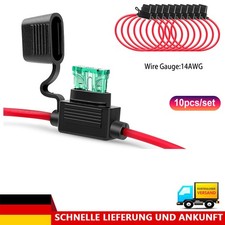 10X 12V KFZ Automatiksicherungshalter Sicherung Halter Automat MAX 30A für PKW