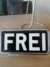 TAXI Schild FREI für Frontscheibe Klappfunktion beleuchtet 12 V Funktion geprüft