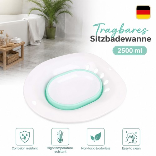 Sitzbad einsatzbidet sitzwanne - sitzbad,