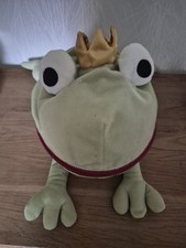IKEA Minnen Groda Froschkönig Stofftier Kuscheltier mit Tasche