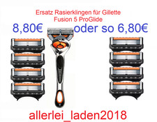 ?Rasierklingen für Gillette Fusion 5 ProGlide Ersatzklingen 5 oder  mit Griff?