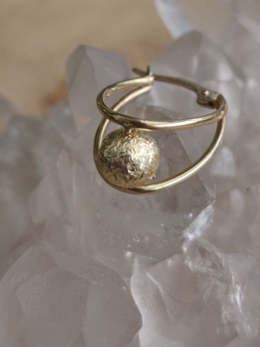 Echt gold 333 creolen - gold,