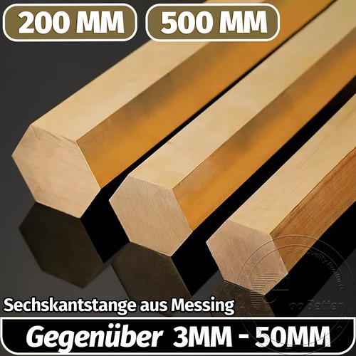H62 messing stange sechskant - messing,