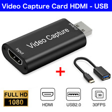 4K Video Capture Card HDMI USB 1080P Live Video Streaming Game Recorder USB-C