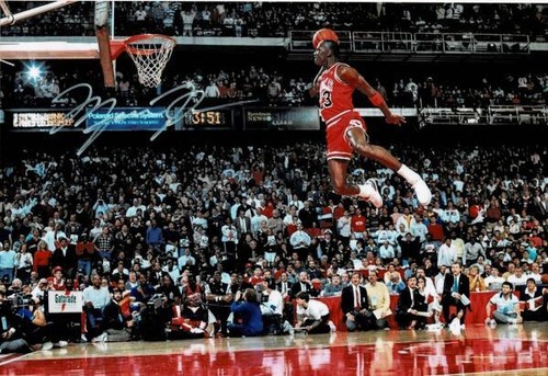 Michael jordan autogramm - jordan,