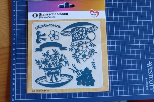 Metall stanzschablone tassen - metall-stanzschablone,