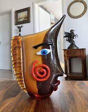 Glasvase Vase Gesicht