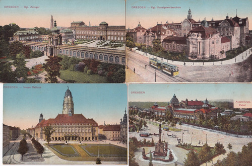 Dresden alte postkarten - dresden, 9