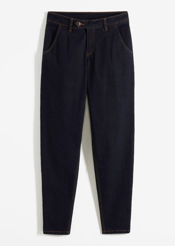 Barrel jeans mit bundfalten - mit,