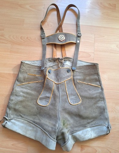 Alte speckige trachten hose - alte,