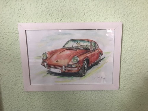 Original aquarellbild mit - original,
