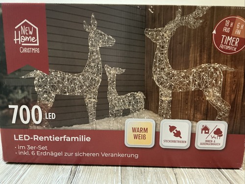 Led rentiere rentierfamilie - led,