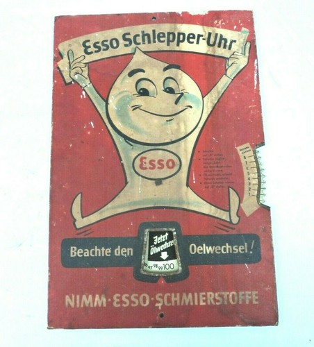 Esso schlepper uhr - esso,
