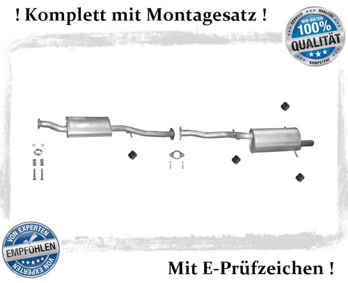 Auspuffanlage für subaru - auspuffanlage,