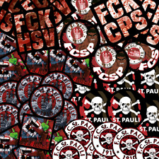 150x FC St. Pauli Sticker - Ultras Aufkleber - UV beständig - selten - Outdoor