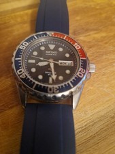 Rare vintage Seiko sports 200 PEPSI Kinetic men watch sub diver