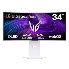LG UltraGear 34GX90SA-W 34 Zoll (86,2 cm) Curved-Gaming-OLED-Monitor (2. Wahl)