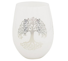 Weiß & Silber Lebensbaum