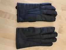 EEM Lederhandschuhe M Winterhandschue gefüttert Wie neu Schokobraun