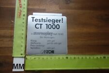 Alter Aufkleber Musik HiFi Audio TV Auto-Radio CANTON CT 1000 Testsieger 1983