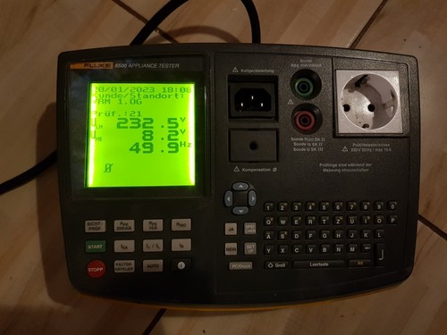 Fluke 6500 pat tester - fluke,