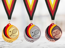 Tennis-Medaillen 3er Set mit