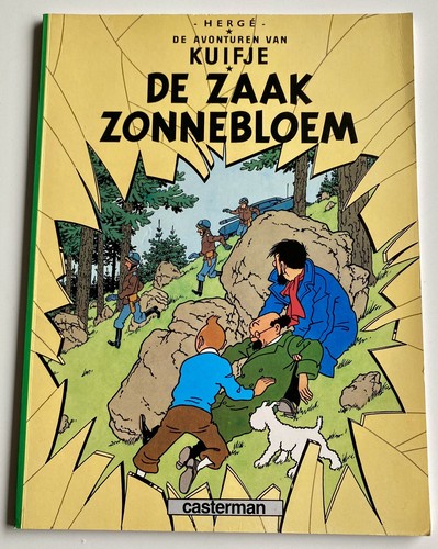 Kuifje zaak zonnebloem hergé - kuifje:,