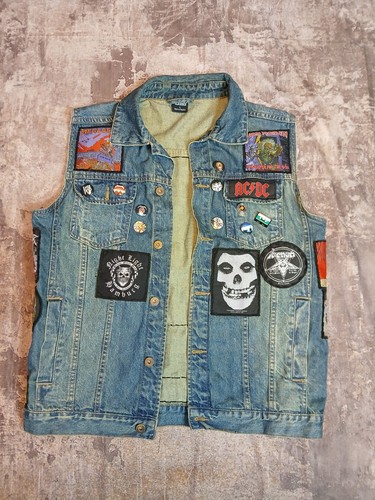 Metal kutte battlevest mit - metal,