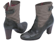 👢 Damen Leder Stiefeletten
