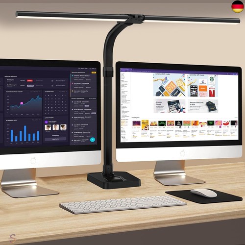 Doppelkopf schreibtischlampe - doppelkopf,