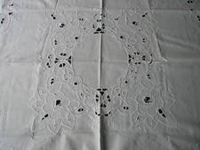 weißes Deckchen Baumwolle