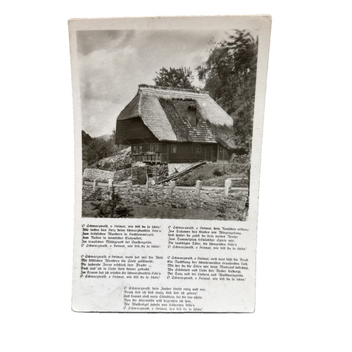 Postkarte schwarzwald haus - ak,