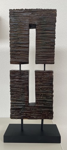 Moderne holzskulptur auf - moderne,