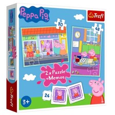 Memo und Puzzle Box | Peppa